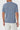 Mr Comporta SSleeve - Linen polo shirt Dry Blue
