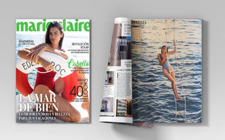 Nuestro Mrs Mirage Swimsuit Double Blue en la Revista Marie Claire