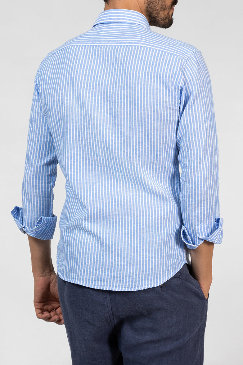 Mr Oporto Blue White Stripe