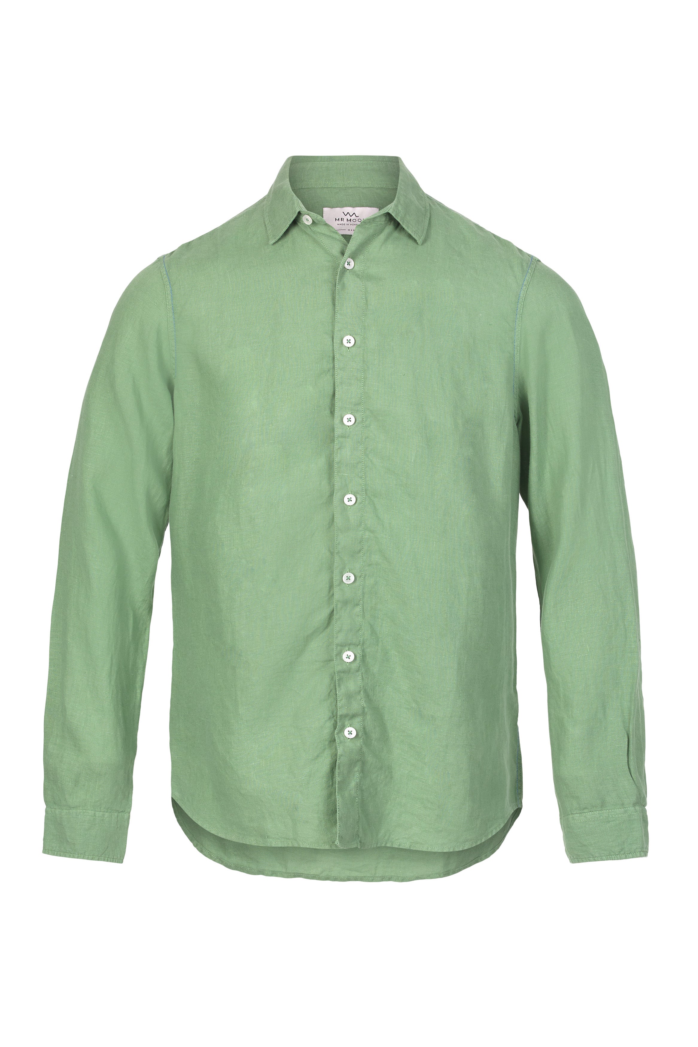 Mr Linen Shirt Grass