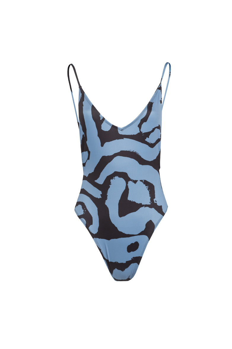 Mrs Rock Swimsuit Black&Blue AP