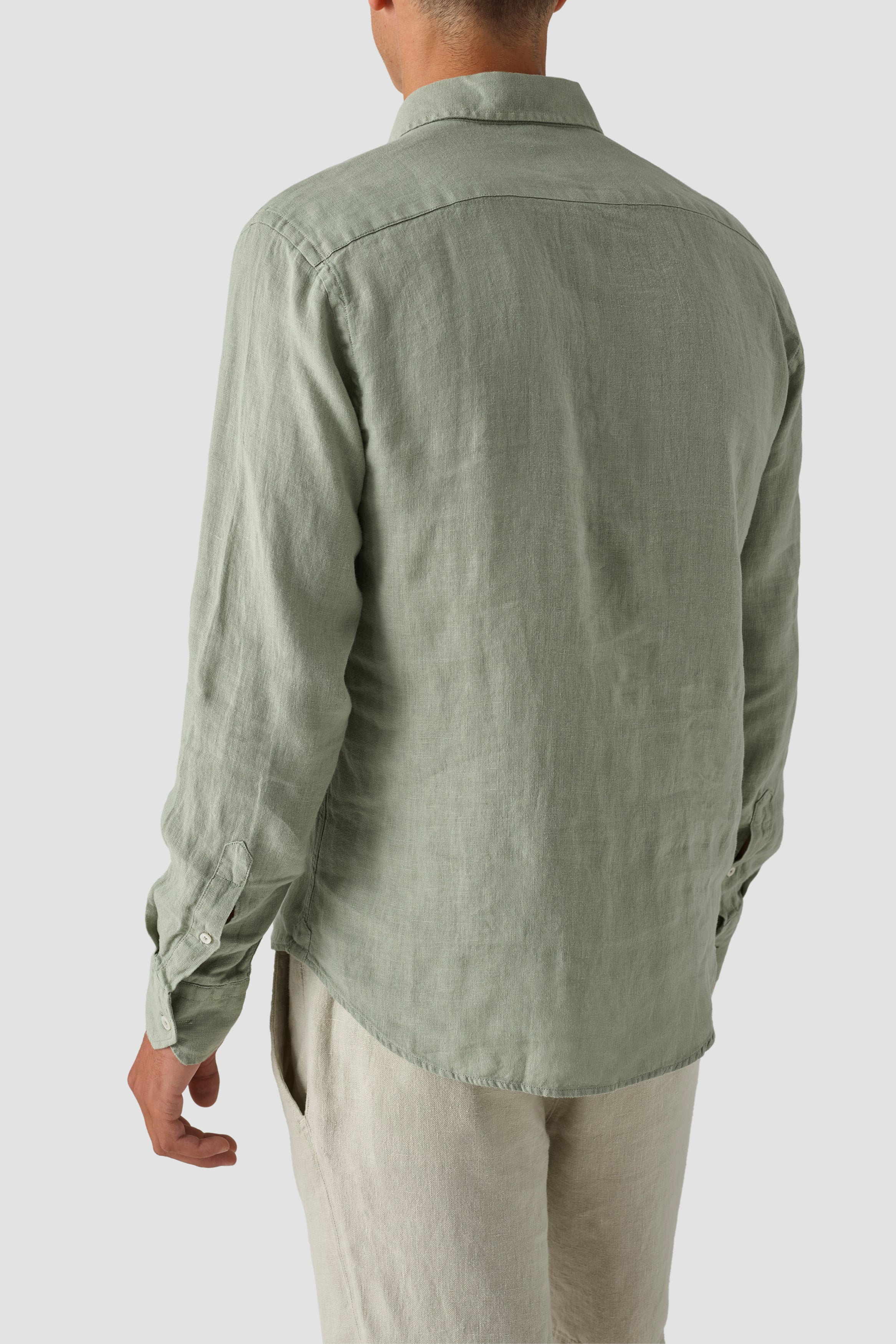 Mr Polo LSleeve Seagrass