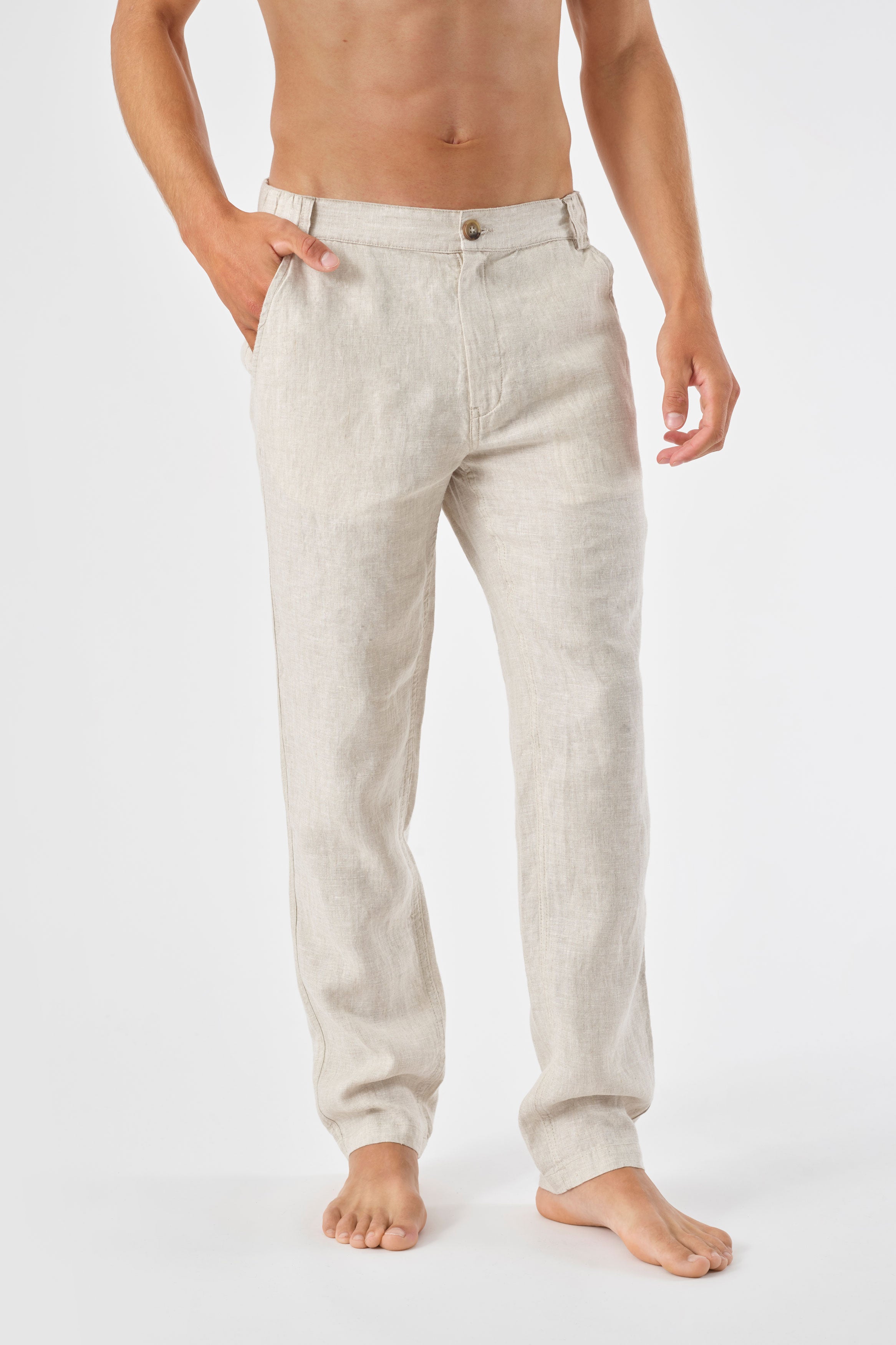 Mr Tom - Linen Pants Natural