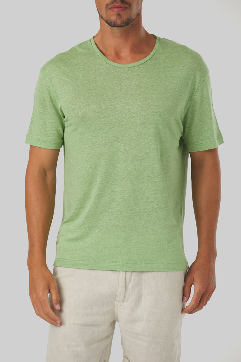 Mr Figui - Linene T-shirt Green Forest