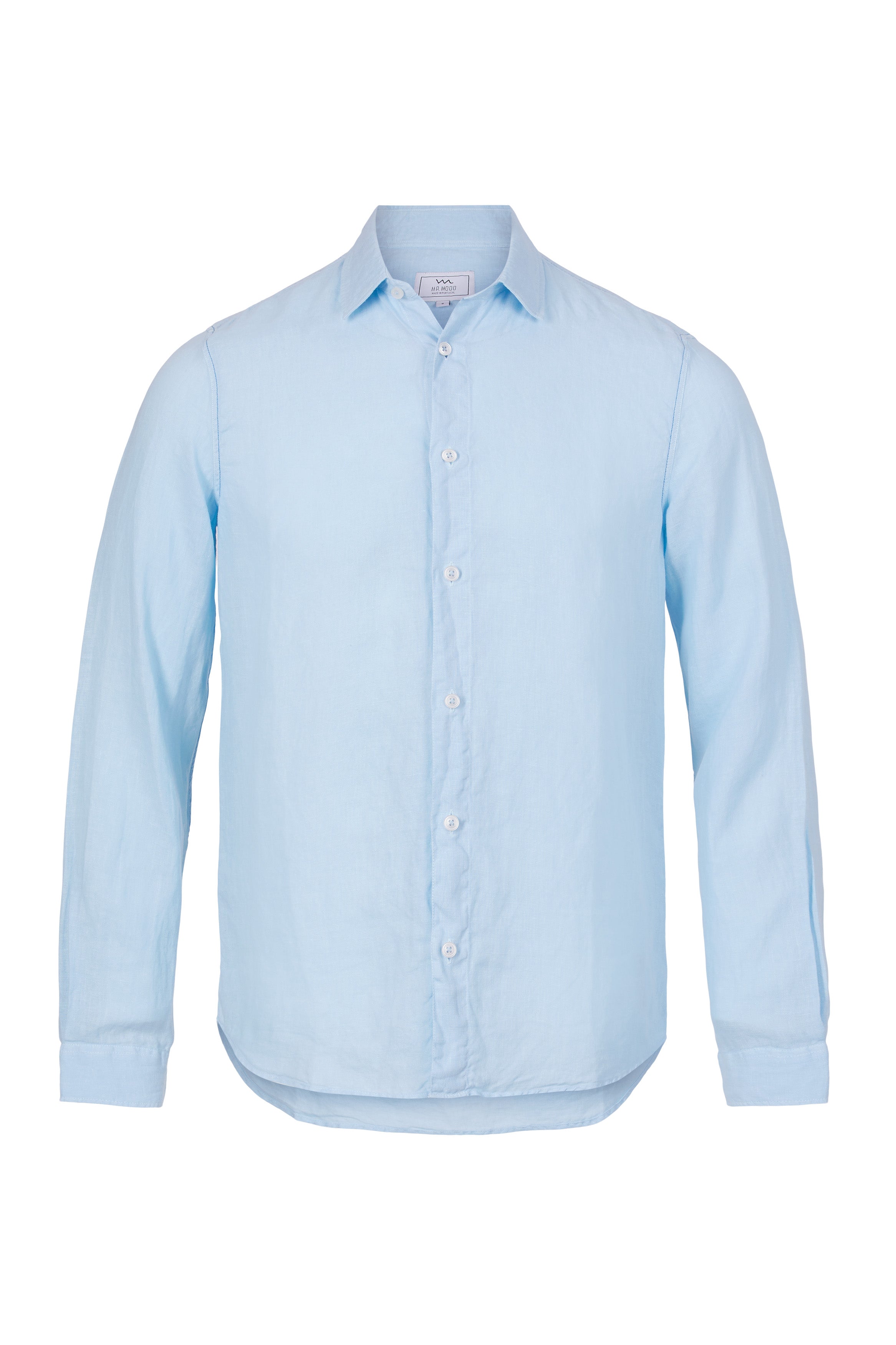 Mr Linen Shirt Blue Ocean