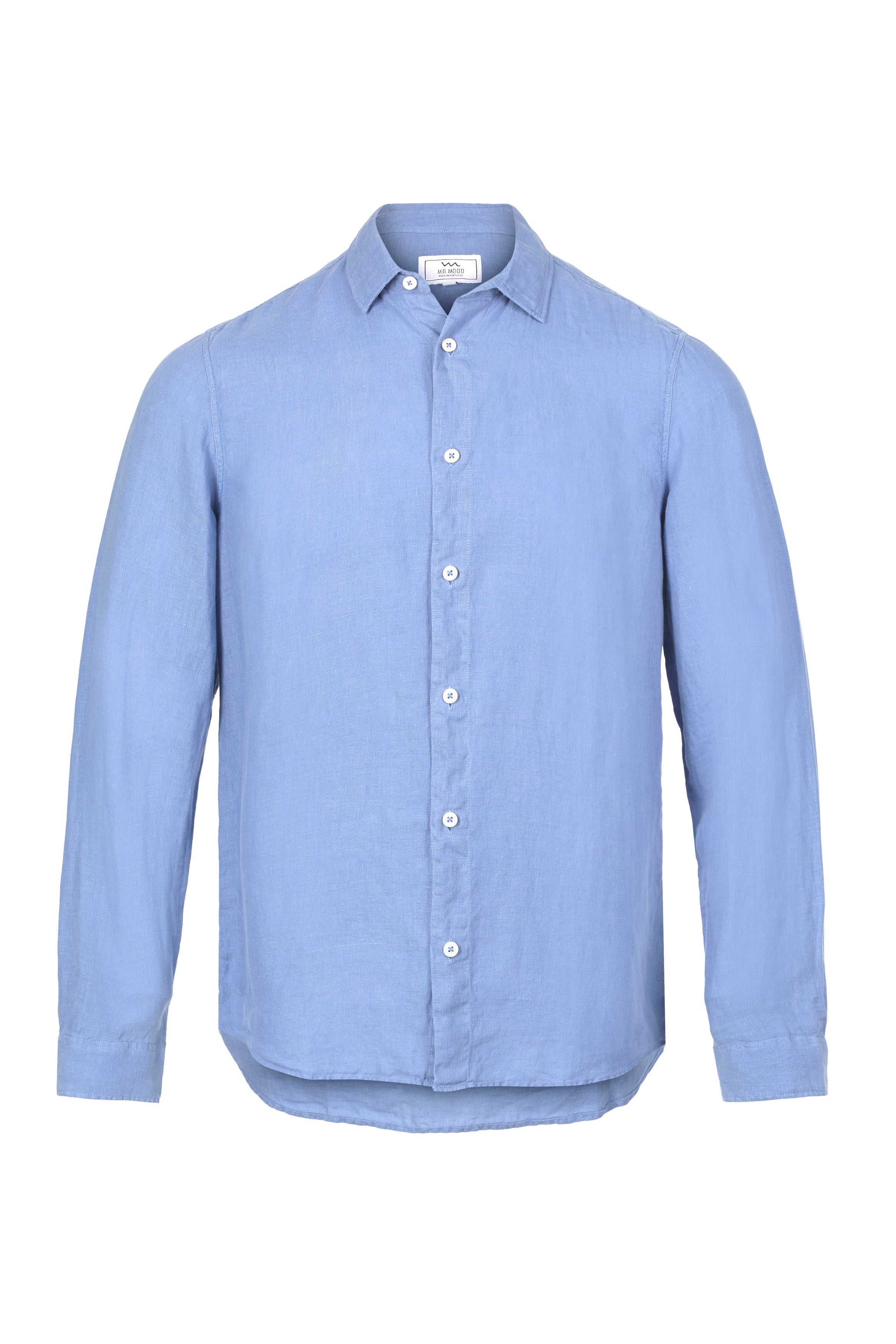 Mr Linen Shirt Dry Blue