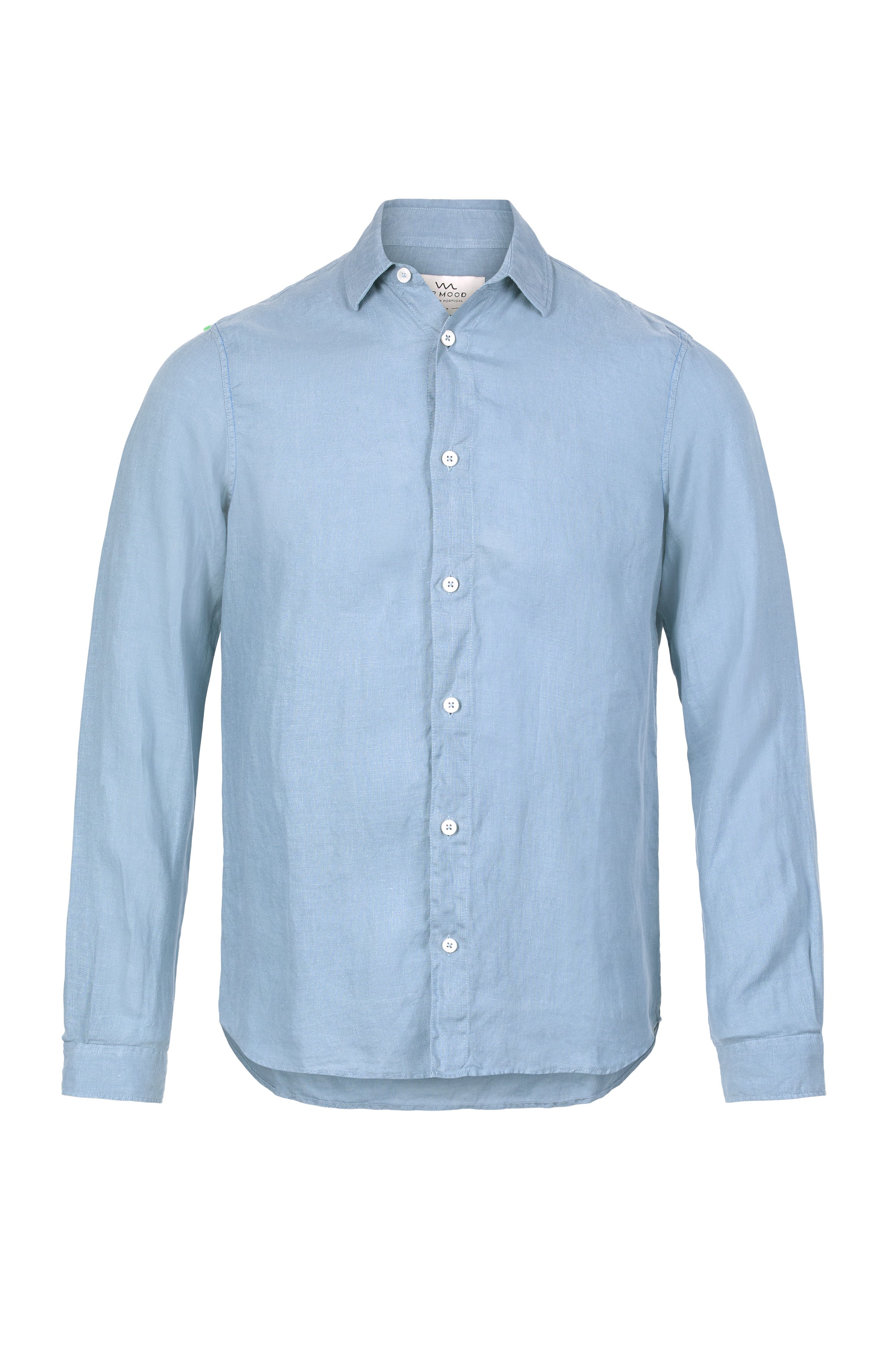 Mr Linen Shirt Sky Blue