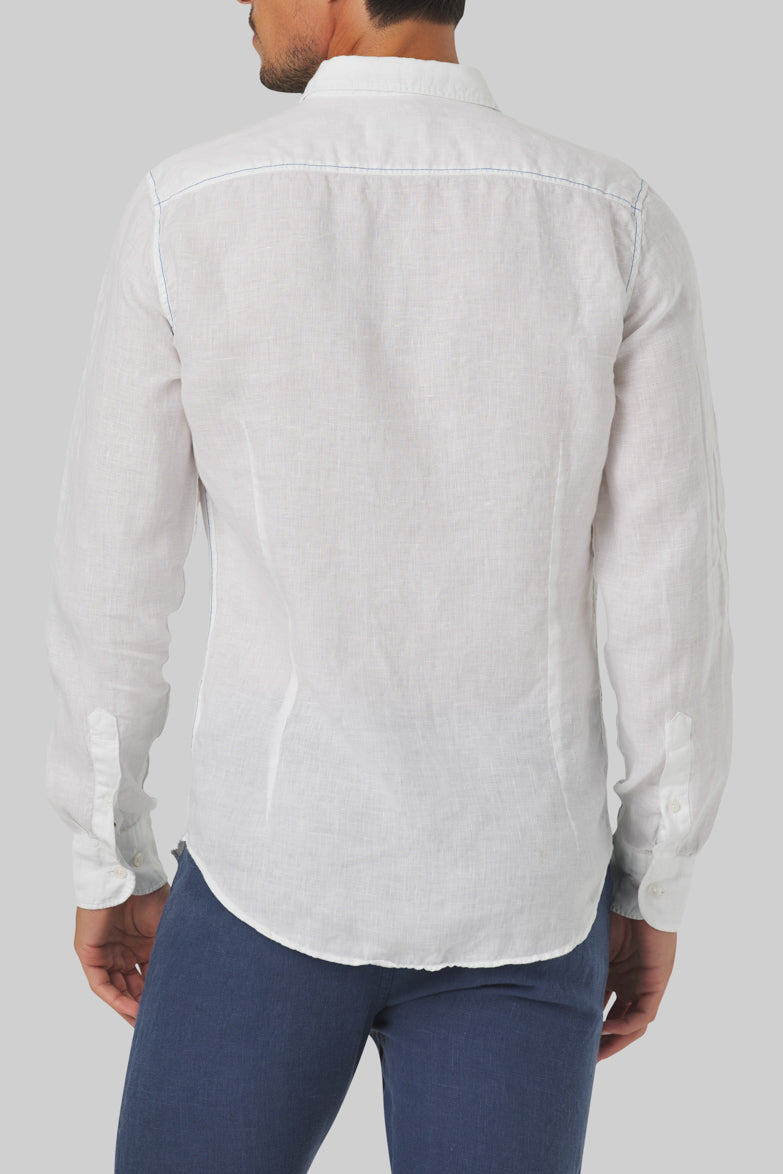 Mr Linen Shirt White